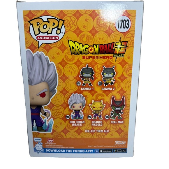 Funko Pop Dragon Ball Son Gohan‎ (Beast)  #1703 NIB - Picture 5 of 8